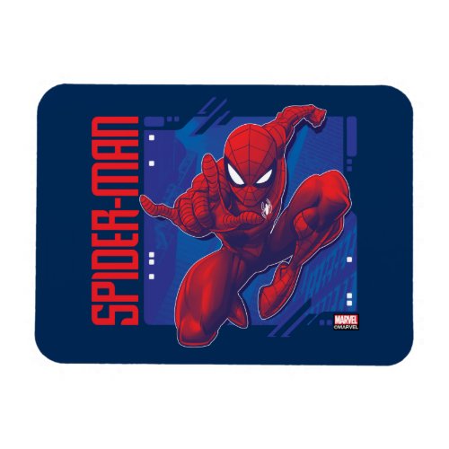 Spider_Man  High_Tech Character Badge Magnet