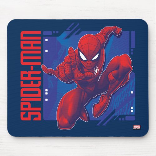 Spider_Man  High_Tech Character Badge Mouse Pad