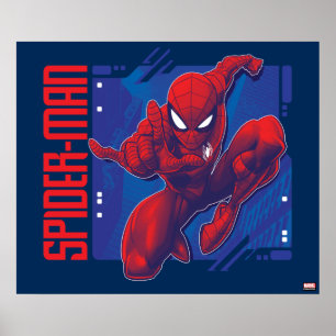 Spider-Man High-Tech Character Badge Poster