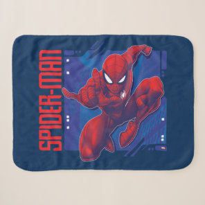 Spider-Man | High-Tech Character Badge Sherpa Blanket