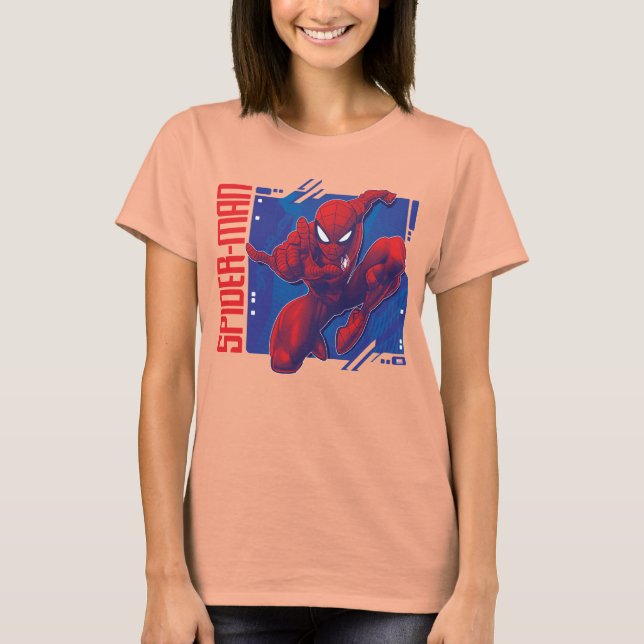 Spider-Man | High-Tech Character Badge T-Shirt (Front)