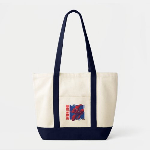 Spider_Man  High_Tech Character Badge Tote Bag