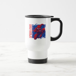 Spider-Man High-Tech Character Badge Travel Mug