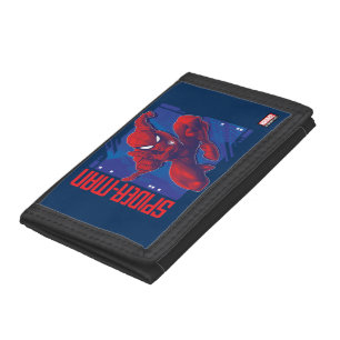 Spider-Man High-Tech Character Badge Tri-fold Wallet