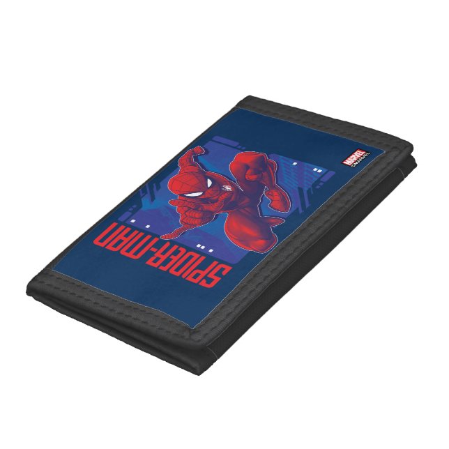 Spider-Man | High-Tech Character Badge Trifold Wallet (Bottom)