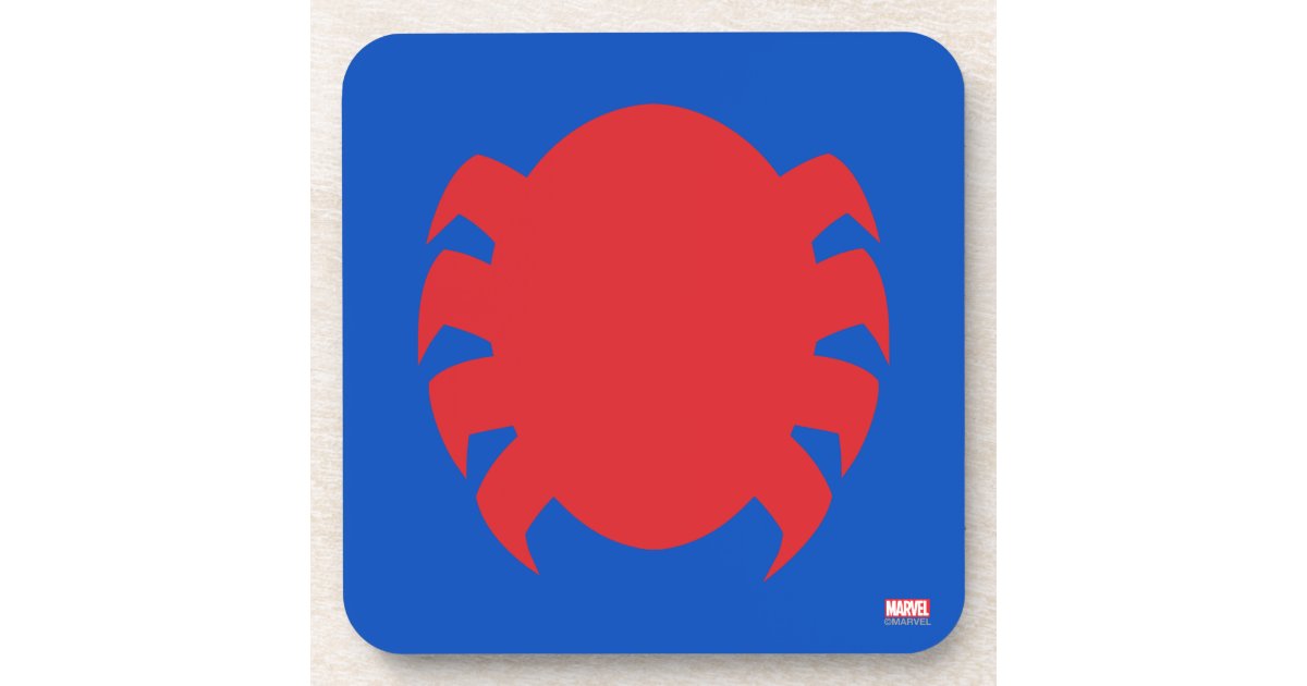 Spider-Man, High-Tech Circuit Character Art Beverage Coaster, Zazzle