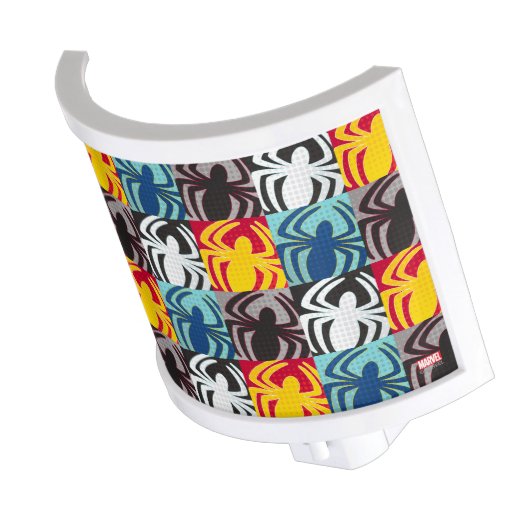 Spider-Man Icon Pattern Night Light (Angled)