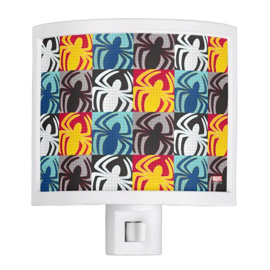 Spider-Man Icon Pattern Night Light (Front)