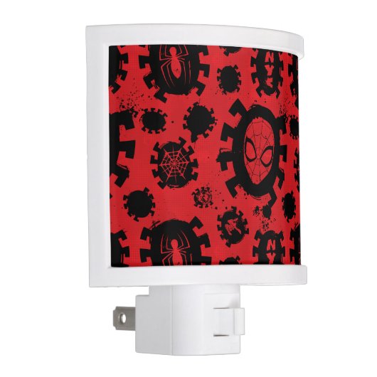 Spider-Man | Iconic Graphic Spider Pattern Night Light (Right)