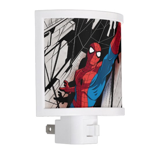 Spider-Man In Abstract City Night Light (Right)
