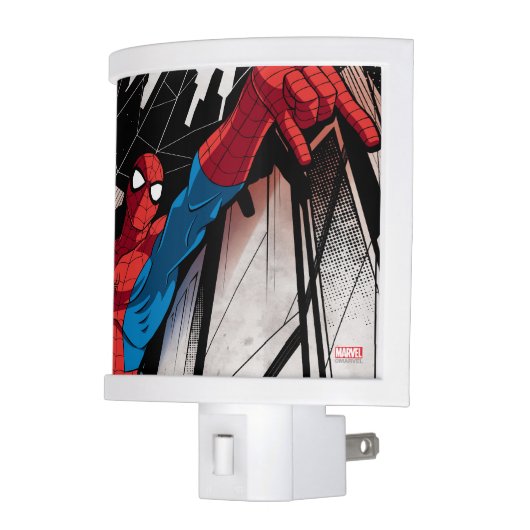 Spider-Man In Abstract City Night Light (Left)