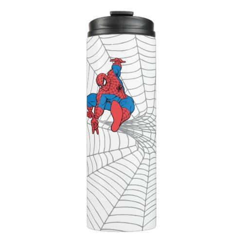 Spider_Man in Center of Web Thermal Tumbler
