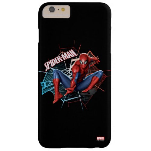 Spider_Man in Fractured Web Graphic Barely There iPhone 6 Plus Case