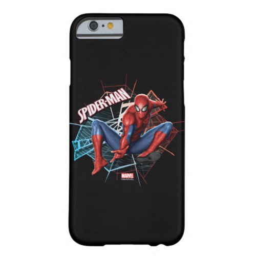 Spider_Man in Fractured Web Graphic Barely There iPhone 6 Case