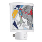 Spider-Man In Kaleidoscope Web Night Light (Right)