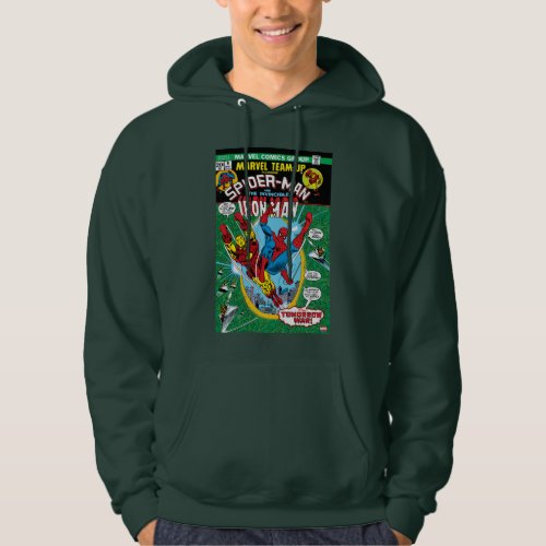Spider_Man  Iron Man Marvel Team_Up Comic Cover Hoodie
