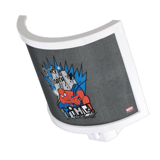 Spider-Man It's Web Slinging Time Night Light (Angled)