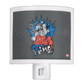 Spider-Man It's Web Slinging Time Night Light (Front)