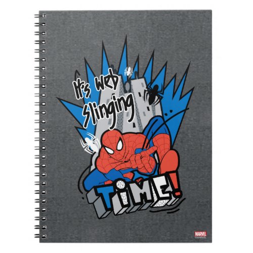 Spider_Man Its Web Slinging Time Notebook