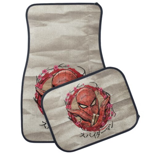 Spider_Man Japan  スパイダーマン Cherry Blossom Graphic Car Floor Mat