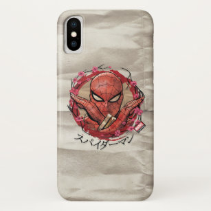 Spider-Man Japan   スパイダーマン Cherry Blossom Graphic iPhone X Case
