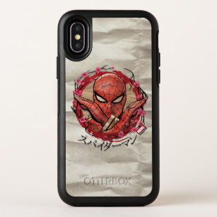 Spider-Man Japan   スパイダーマン Cherry Blossom Graphic OtterBox Symmetry iPhone X Case