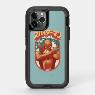 Spider-Man Japan   Spider-Man Cloud Emblem OtterBox Defender iPhone 11 Pro Case