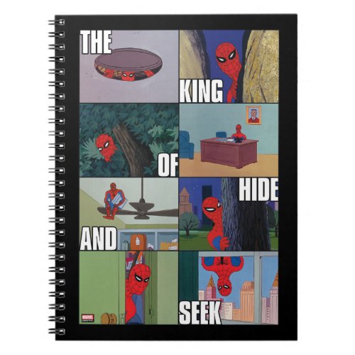 Spider_Man King of Hide and Seek Meme Graphic Notebook