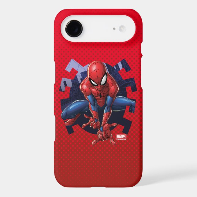 Spider-Man Leaping Out Of Spider Graphic Case-Mate iPhone Case (Back)