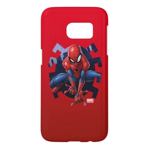 Spider_Man Leaping Out Of Spider Graphic Samsung Galaxy S7 Case