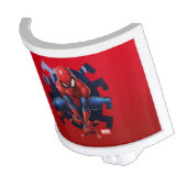 Spider-Man Leaping Out Of Spider Graphic Night Light (Angled)