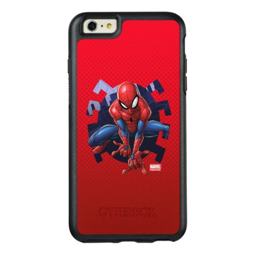 Spider_Man Leaping Out Of Spider Graphic OtterBox iPhone 66s Plus Case