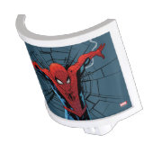 Spider-Man Leaping With Webbing Night Light (Angled)