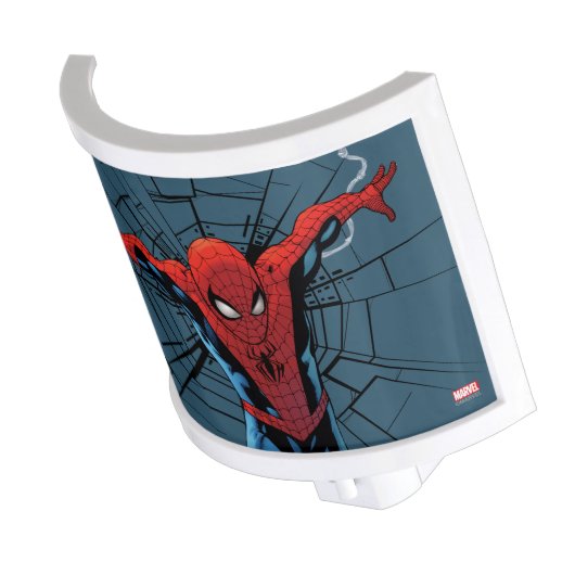 Spider-Man Leaping With Webbing Night Light (Angled)
