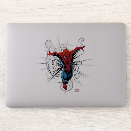 Spider_Man Leaping With Webbing Sticker
