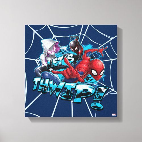 Spider_Man  Lets Thwip Canvas Print