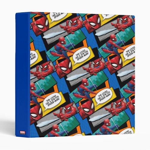 Spider_Man  Looks Like A Job For Spider_Man 3 Ring Binder