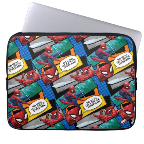 Spider_Man  Looks Like A Job For Spider_Man Laptop Sleeve