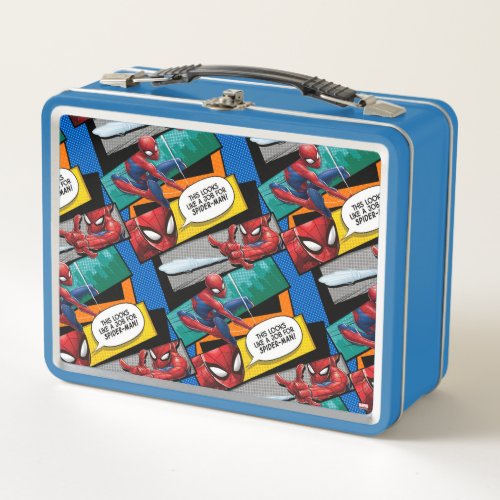 Spider_Man  Looks Like A Job For Spider_Man Metal Lunch Box