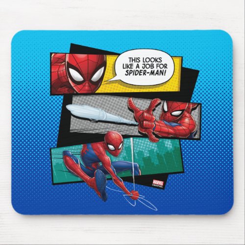Spider_Man  Looks Like A Job For Spider_Man Mouse Pad