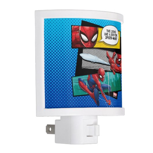 Spider-Man | "Looks Like A Job For Spider-Man" Night Light (Right)