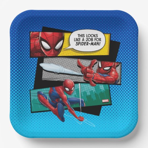 Spider_Man  Looks Like A Job For Spider_Man Paper Plates