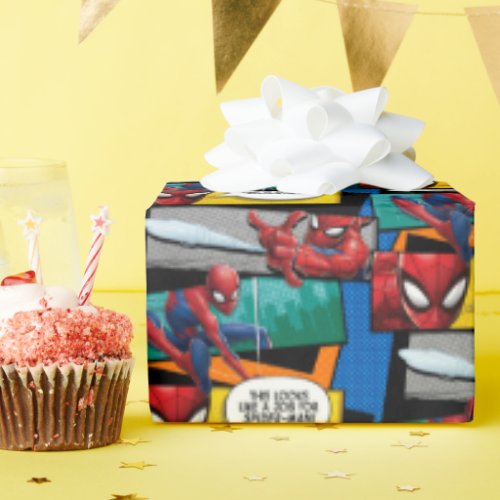Spider_Man  Looks Like A Job For Spider_Man Wrapping Paper