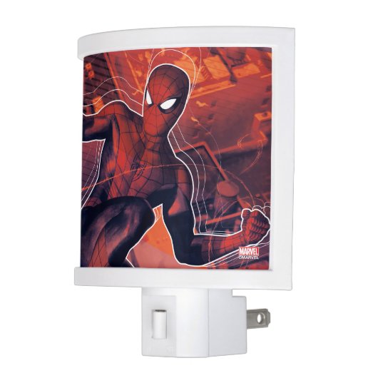 Spider-Man Mid-Air Spidey Sense Night Light (Left)