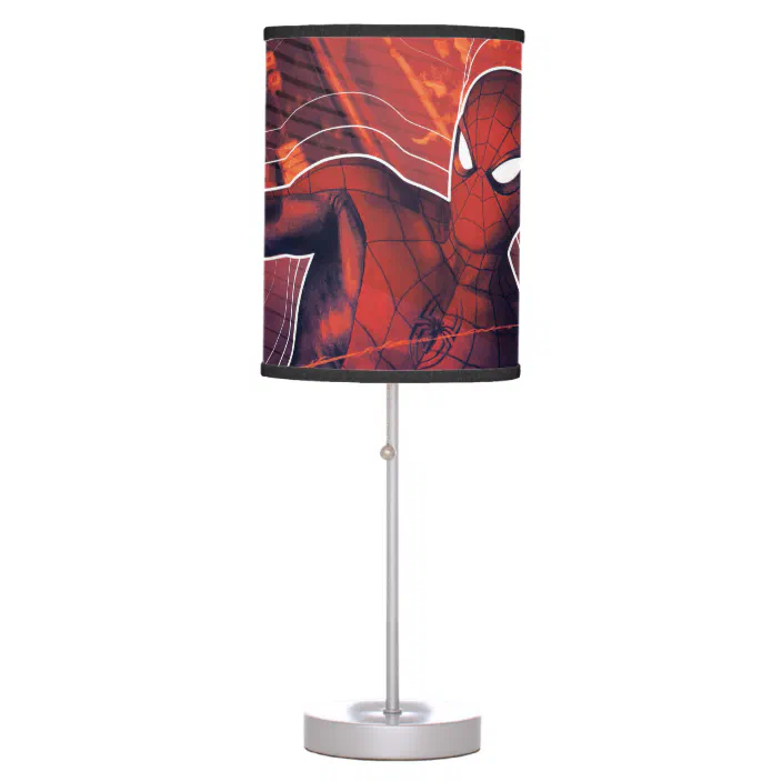 Spider Man Mid Air Spidey Sense Table, Spider Man Light Fixture
