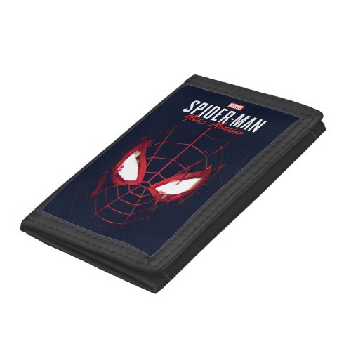 Spider_Man Miles Morales Glitched Mask Graphic Trifold Wallet