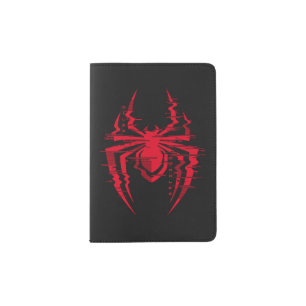 Spider-Man Miles Morales Glitched Spider Icon Passport Holder