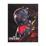 Spider-Man Miles Morales Hi-Tech Geometric Shatter Canvas Print