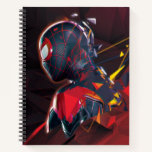 Spider-Man Miles Morales Hi-Tech Geometric Shatter Notebook