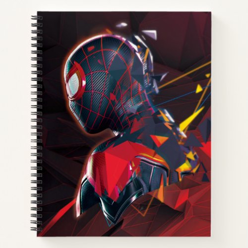 Spider_Man Miles Morales Hi_Tech Geometric Shatter Notebook